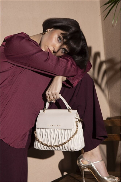 Sisley Logo Detaylı Kadın El Çantası