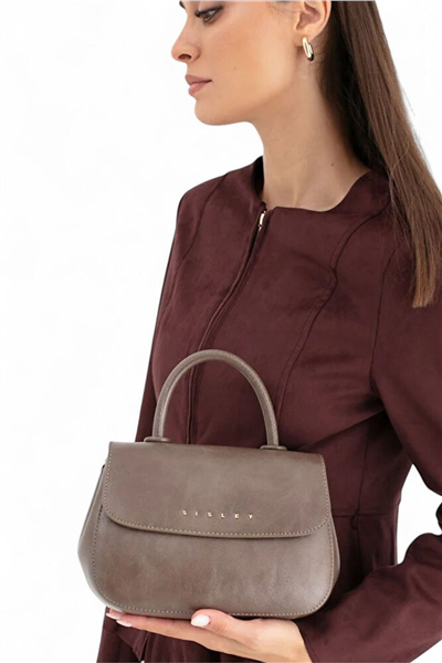 Sisley Logo Detaylı Kadın El Çantası