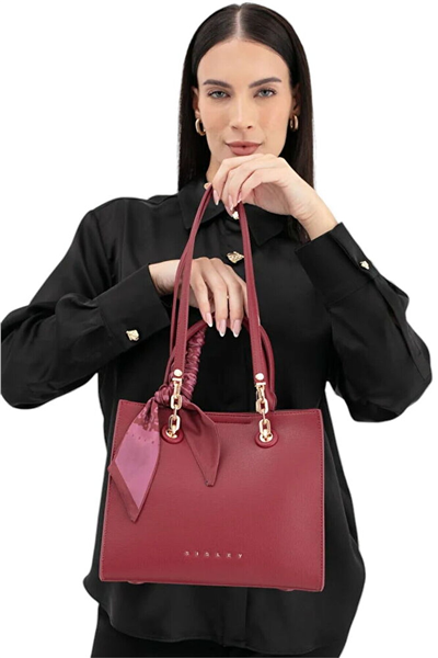 Sisley Logo Detaylı Kadın Omuz Çantası