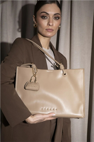 Sisley Logo Detaylı Kadın Omuz Çantası