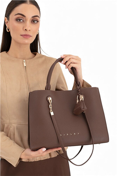 Sisley Logo Detaylı Kadın Omuz Çantası