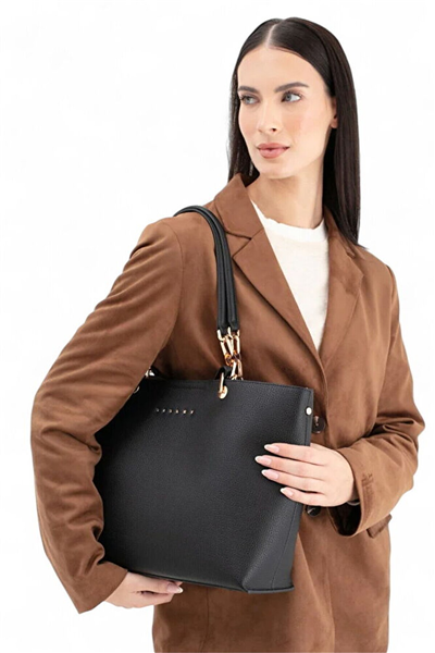 Sisley Logo Detaylı Kadın Omuz Çantası