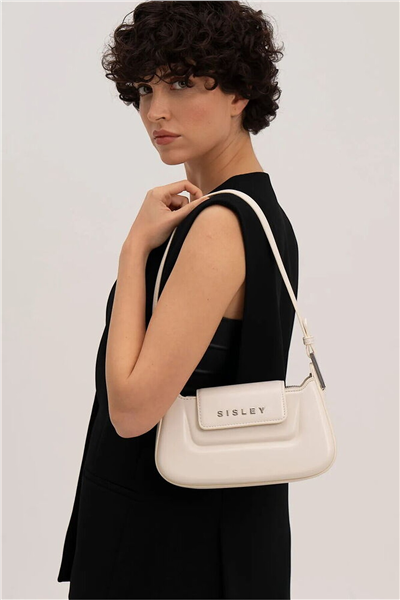 Sisley Logo Detaylı Kadın Omuz Çantası
