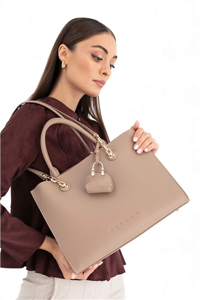 Sisley Logo Detaylı Kadın Omuz Çantası