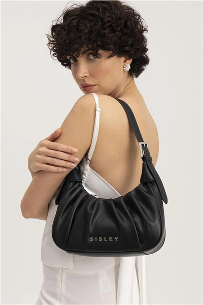 Sisley Logo Detaylı Kadın Omuz Çantası