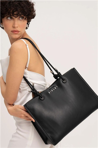 Sisley Logo Detaylı Kadın Omuz Çantası