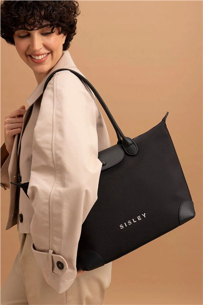 Sisley Logo Detaylı Kadın Omuz Çantası
