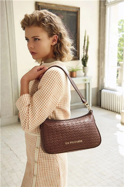 U.S. Polo Assn. Logo Detaylı Kadın Omuz Çantası