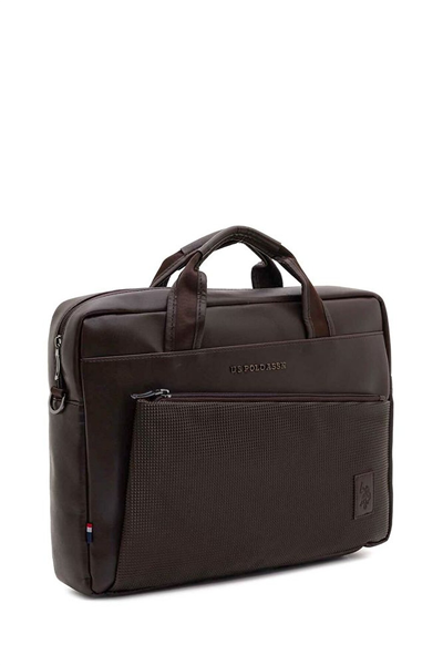 U.S. Polo Assn. Logo Detaylı Erkek Laptop & Evrak Çantası