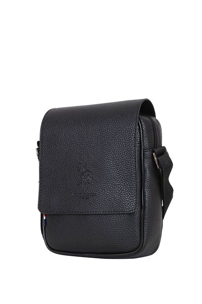 U.S. Polo Assn. Logo Detaylı Erkek Postacı Çantası