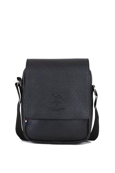 U.S. Polo Assn. Logo Detaylı Erkek Postacı Çantası