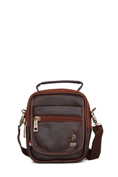 U.S. Polo Assn. Logo Detaylı Erkek Postacı Çantası