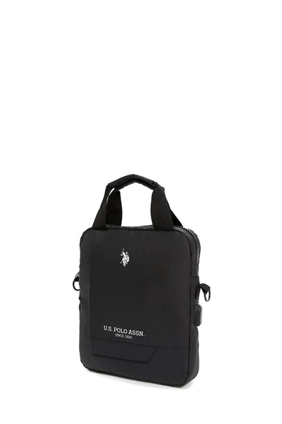 U.S. Polo Assn. Logo Detaylı Erkek Postacı Çantası