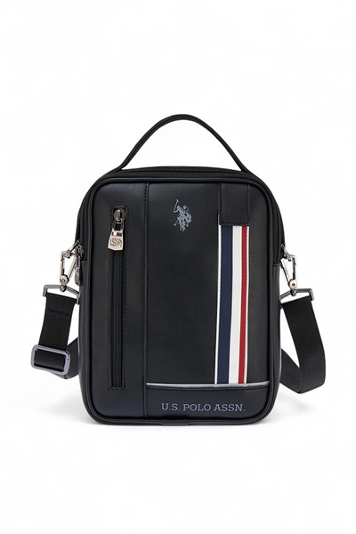 U.S. Polo Assn. Logo Detaylı Erkek Postacı Çantası