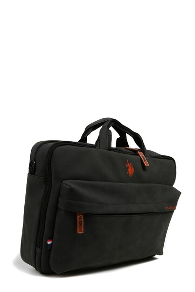 U.S. Polo Assn. Logo Detaylı Erkek Laptop & Evrak Çantası
