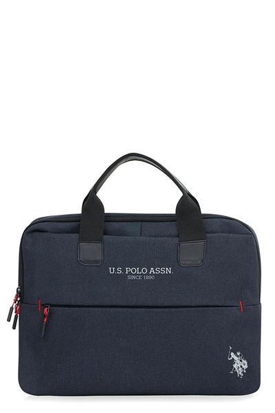 U.S. Polo Assn. Logo Detaylı Erkek Laptop & Evrak Çantası