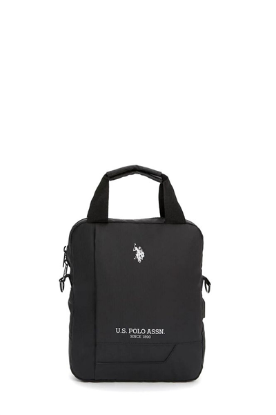 U.S. Polo Assn. Logo Detaylı Erkek Postacı Çantası
