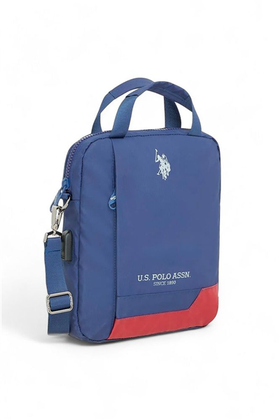 U.S. Polo Assn. Logo Detaylı Erkek Postacı Çantası