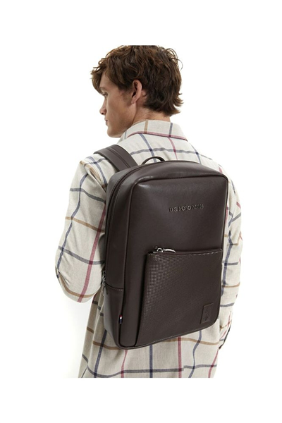 U.S. Polo Assn. Logo Detaylı Unisex Sırt Çantası