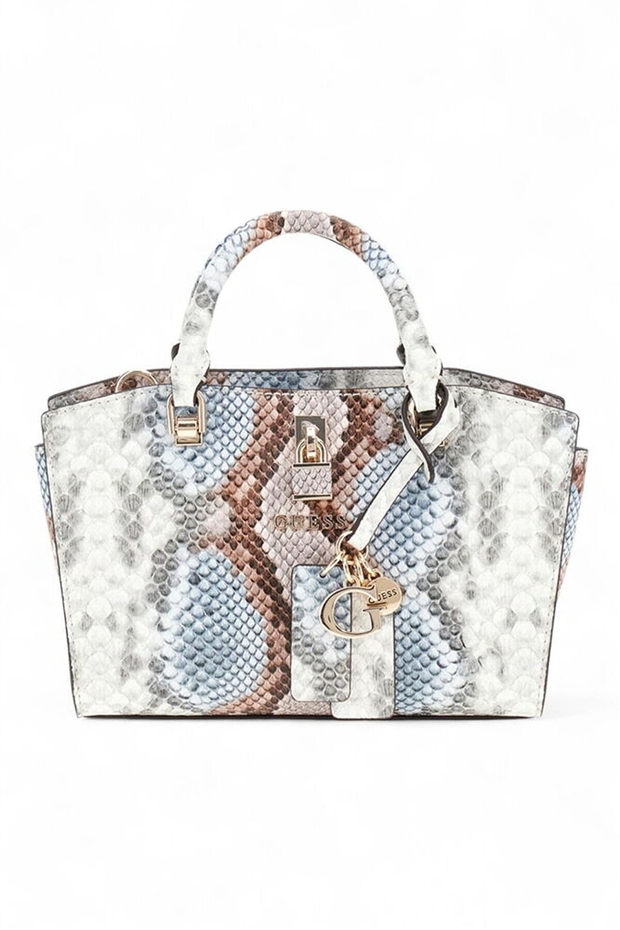Guess Queensland Kadın El Çantası Mavi-Çok Renkli | HWKG9655760