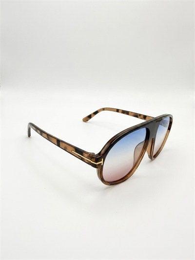 MATİLDA - LEOPAR ÇERÇEVE -  BLUE PİNK 