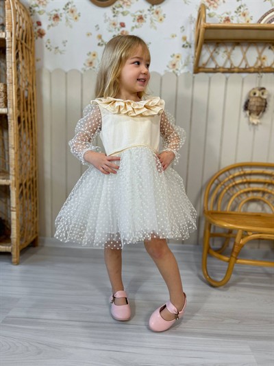 MASAL KIZ ÇOCUK ELBİSESİ