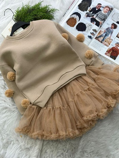 PONPONLU TÜTÜ ETEK TAKIM