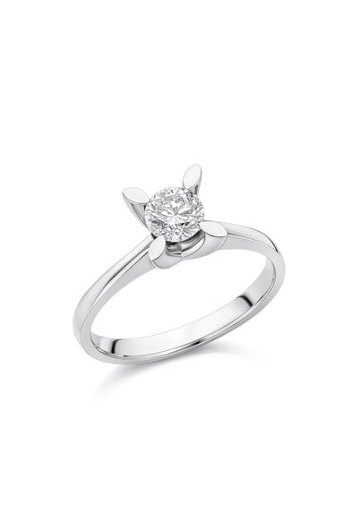 1.50 Ct Badem Tırnak Lab Grown Pırlanta Tektaş Yüzük