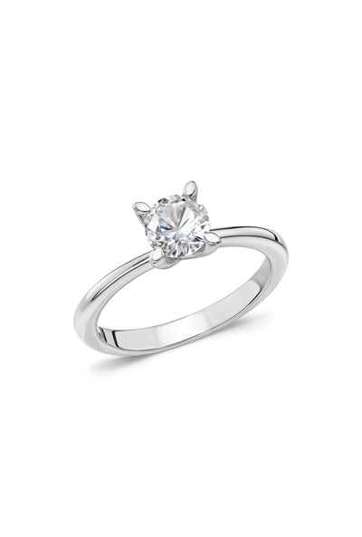 1.50 Ct Badem Tırnak Lab Grown Pırlanta Tektaş Yüzük