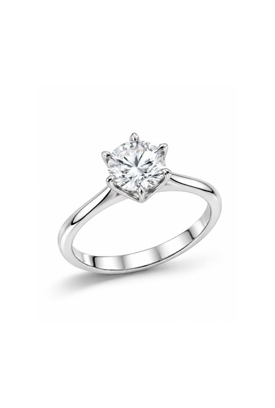 1.50 Ct Tiffany Model Lab Grown Pırlanta Tektaş Yüzük