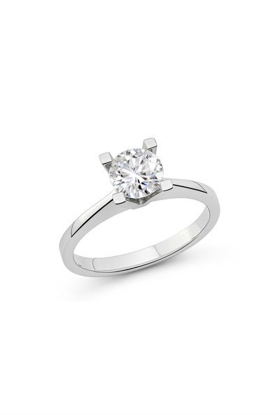 2.00 Ct Takoz Tırnak Lab Grown Pırlanta Tektaş Yüzük