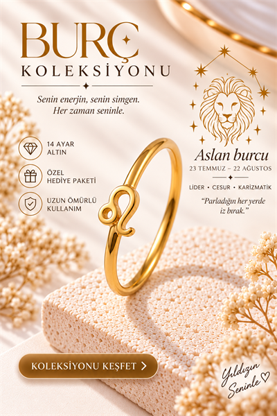Aslan Burcu Yüzük – Güneşin Tacı