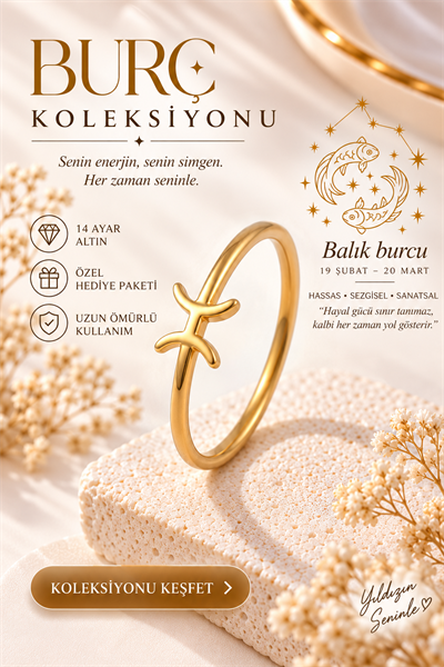 Balık Burcu Yüzük – İki Ruhun Bağı