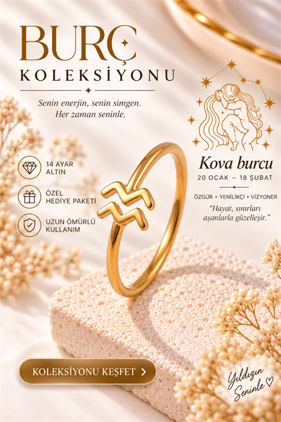 Kova Burcu Yüzük – Uranüsün Kıvılcımı
