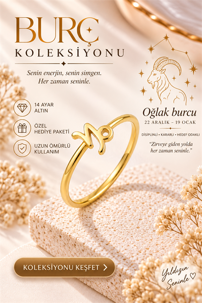 Oğlak Burcu Yüzük – Kadim Toprak