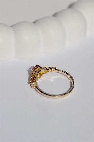 Orange Safir Yüzük