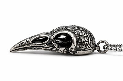 Raven Skull Kolye 