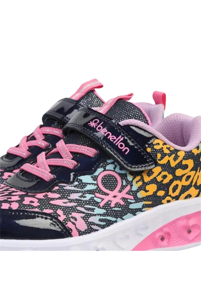 Benetton Kız Çocuk Lacivert Işıklı Spor Ayakkabı BNI10181-01