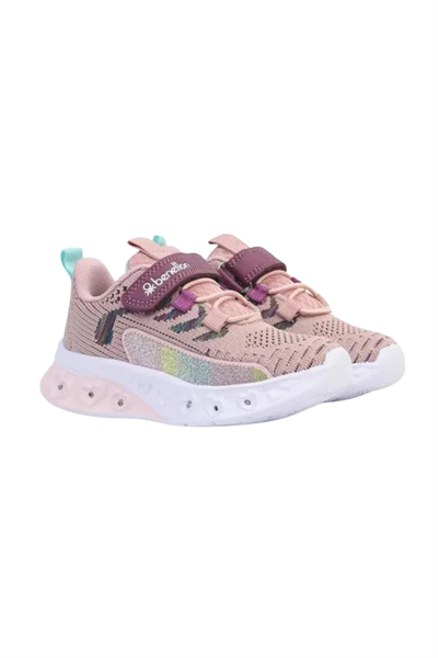 Benetton Kız Çocuk Pudra Işıklı Spor Ayakkabı BNI10124-01