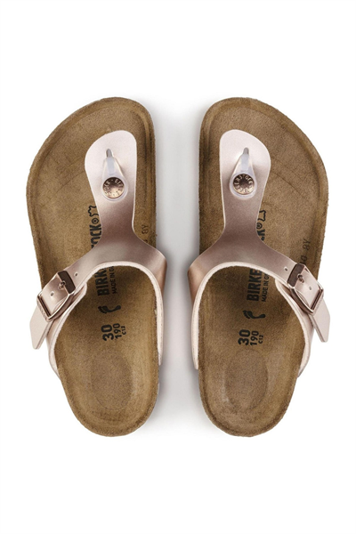 Birkenstock Gizeh Kız Çocuk Bronz Mantar Tabanlı Terlik 1012526