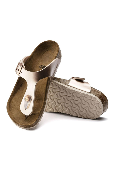 Birkenstock Gizeh Kız Çocuk Bronz Mantar Tabanlı Terlik 1012526