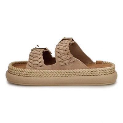Bohonomad Sydney Kadın Örgü Terlik - Camel SYDOR12-00044