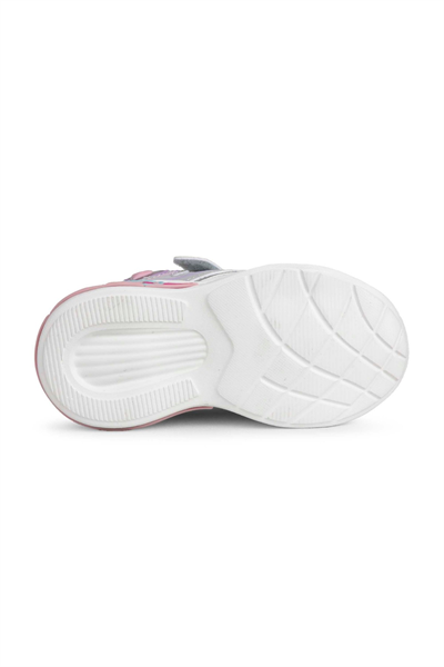 Buckhead Berry Kız Çocuk Işıklı Spor Ayakkabı - Gri BUCK3046-004