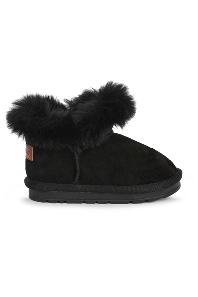 Buckhead Func Kız Çocuk Kürklü Bot - Siyah BUCK3062-001