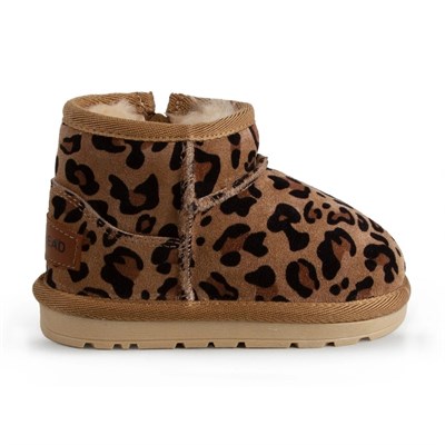 Buckhead Nesty Kız Çocuk Kürklü Bot -  Bej Leopar BUCK4508-011