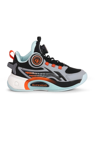 Buckhead Pick Çocuk Spor Ayakkabı - Siyah Gri BUCK3057-020