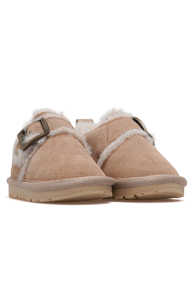 Buckhead Slide Kız Çocuk Kürklü Bot - Bej BUCK3066-011