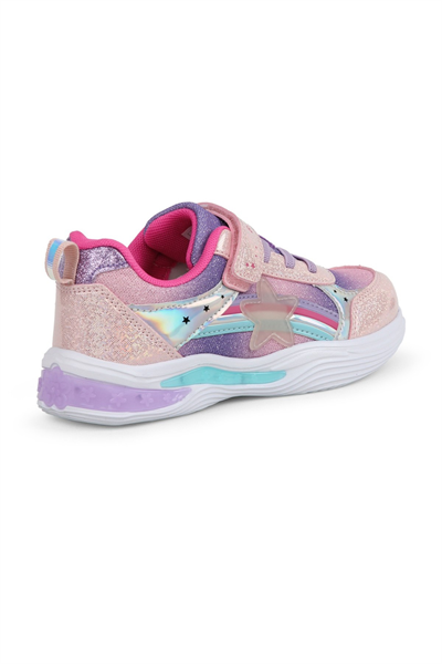 Buckhead Stary Kız Çocuk Pembe Işıklı Spor Ayakkabı BUCK3024-009