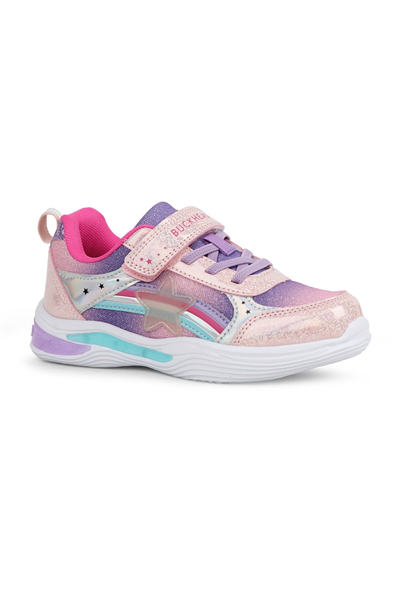 Buckhead Stary Kız Çocuk Pembe Işıklı Spor Ayakkabı BUCK3024-009