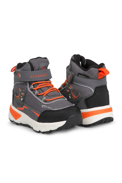 Buckhead T-Rex Çocuk Işıklı Bot - Gri Waterproof BUCK3036-004